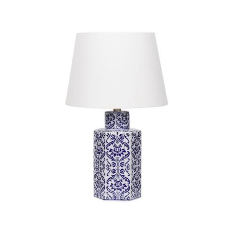 Beliani Lampe à poser en Porcelaine Traditionnel MARCELIN  