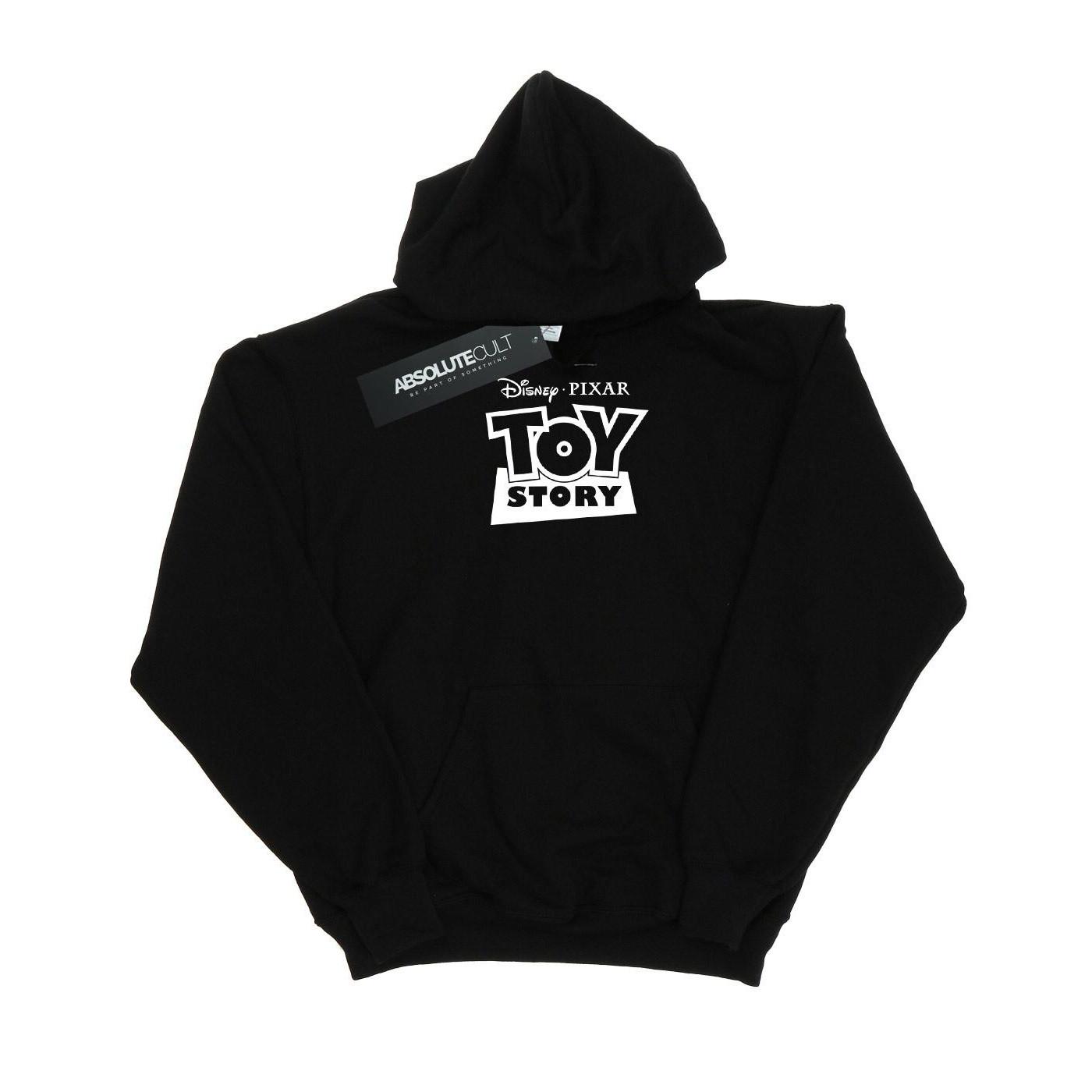Image of Toy Story Logo Outline Kapuzenpullover Damen Schwarz XXL