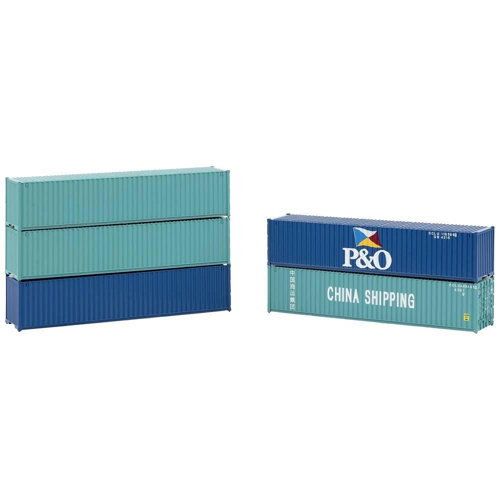 Image of H0 40' Container, 5er-Set Multicolor