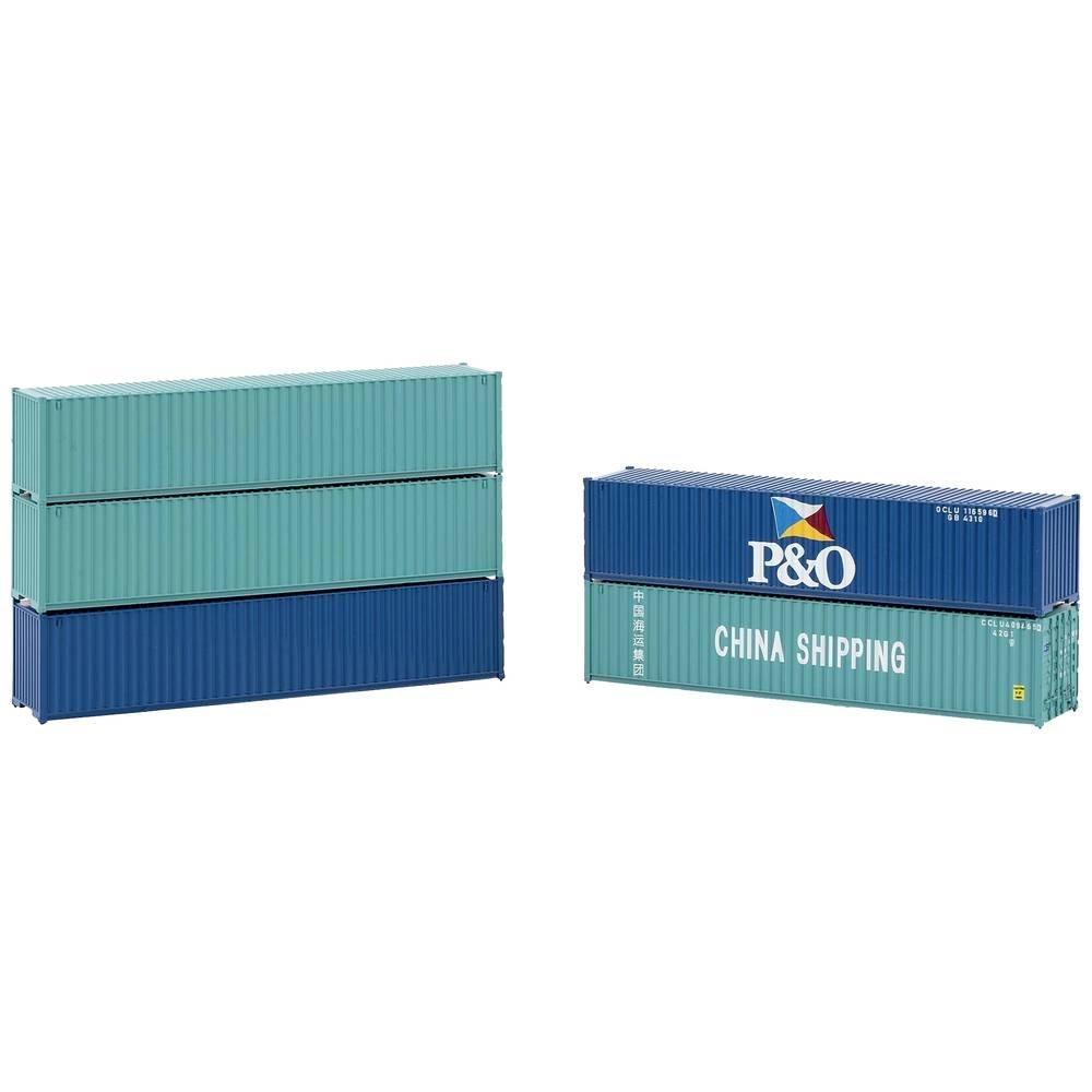 FALLER  H0 40' Container, 5er-Set 