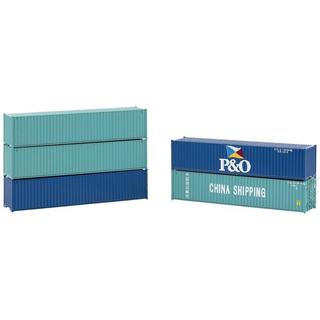 FALLER  H0 40' Container, 5er-Set 