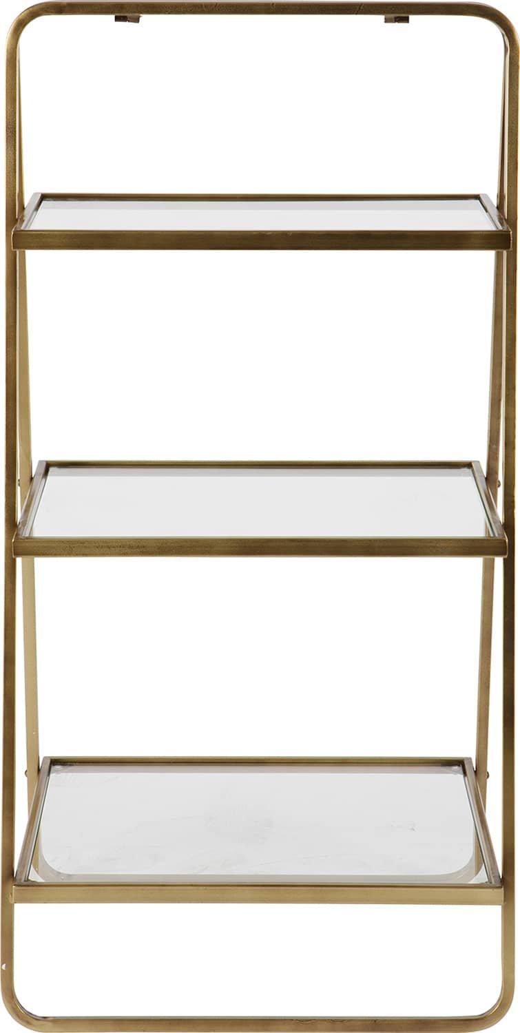 Image of Beistellregal Goddess Metall Antik-Messing 106cm Beistellregal Goddess Metall Antik-Messing 106cm