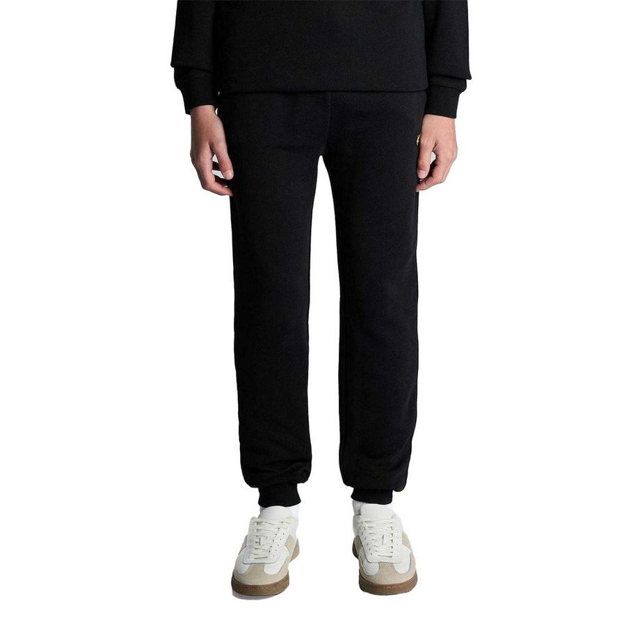 Pantalon De Jogging Uni À Taille Élastiquée
