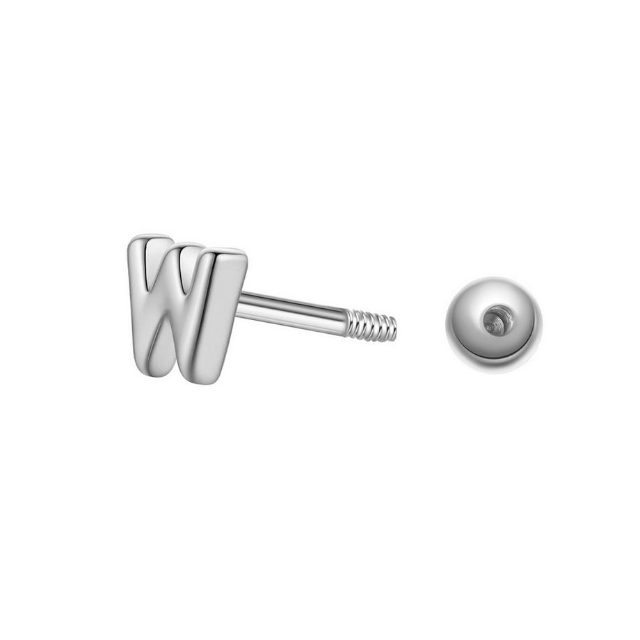 Glanzstücke München  Piercing Buchstabe W 