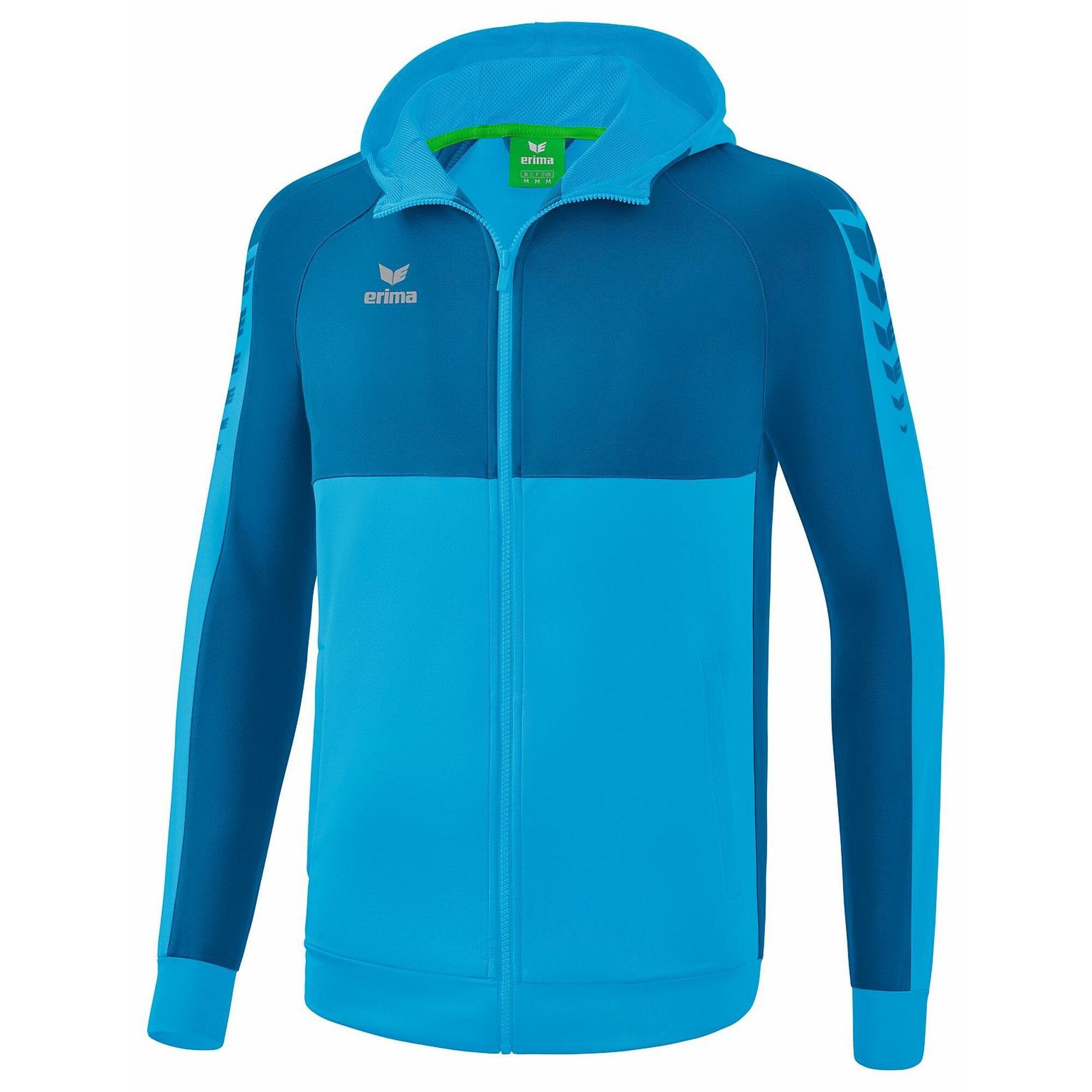 Erima  kinder-trainingsjacke mit kapuze six wings 