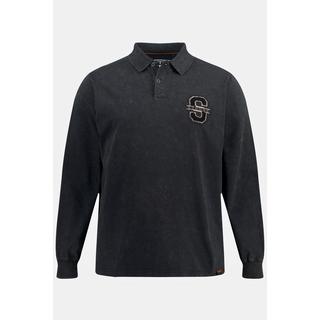 Sthuge  Poloshirt, Langarm, Vintage Look 