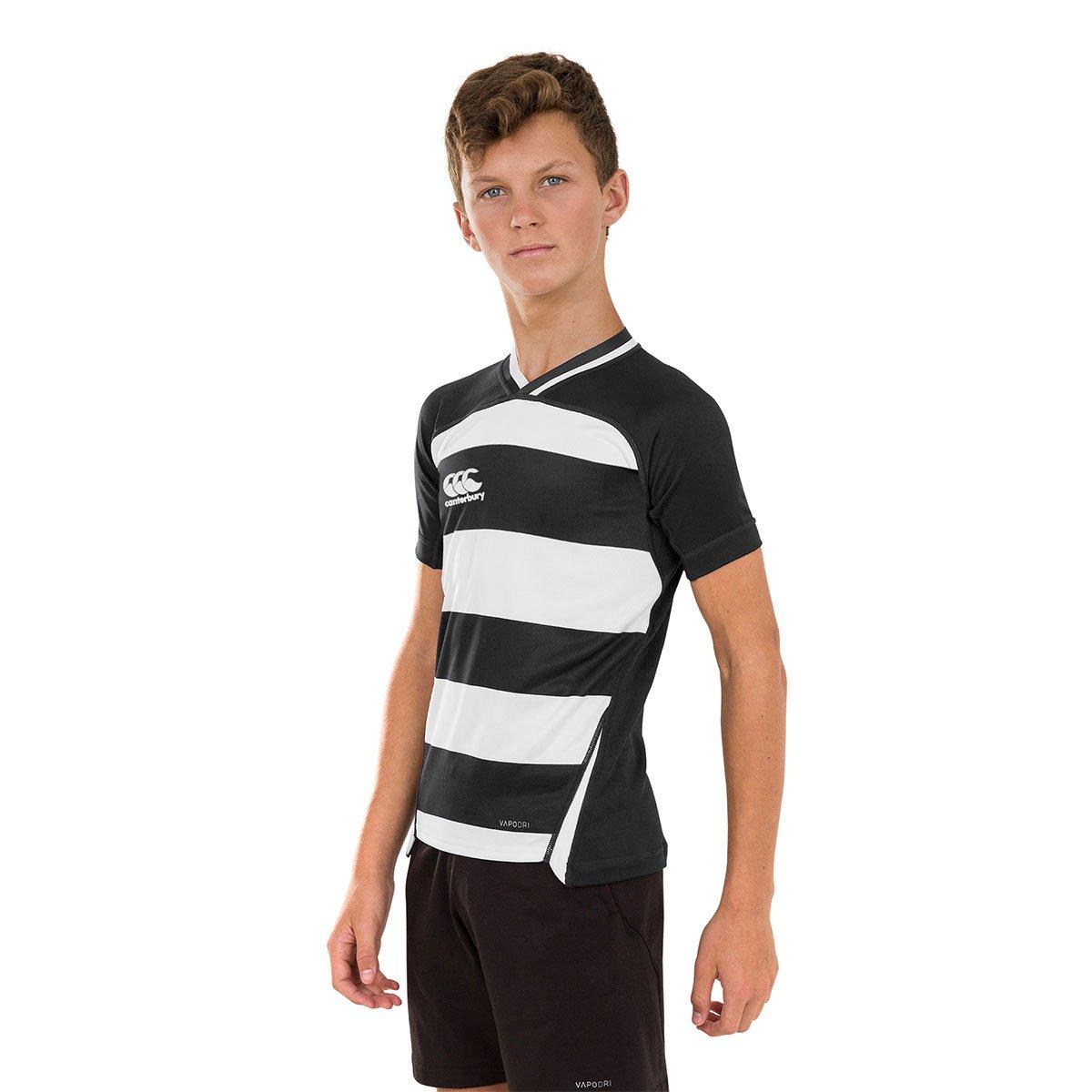 Image of Sporttop Evader Hooped Jersey Mädchen Schwarz 128