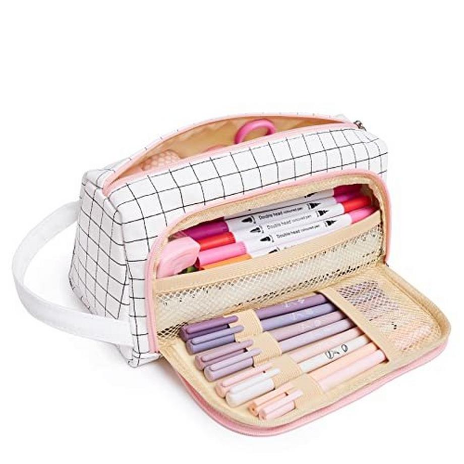 Only-bags.store  Federmäppchen, Etui Große Kapazität 2 Fach Federtaschen Unisex Mäppchen Stiftetasche Bleistift 