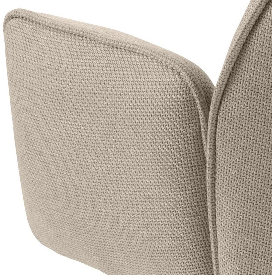 mutoni Chaise de salle à manger Gwendolyn beige (1 pièce)  