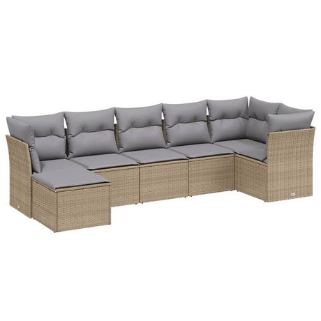 VidaXL Garten sofagarnitur poly-rattan  