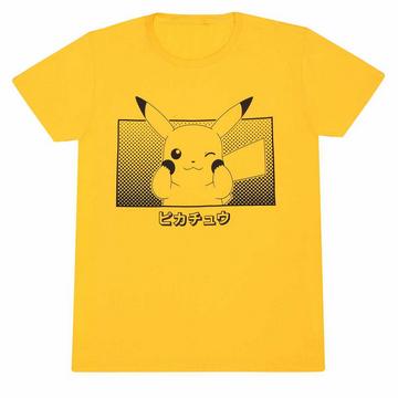 T-shirt - Pokemon - Katakana - Pikachu L