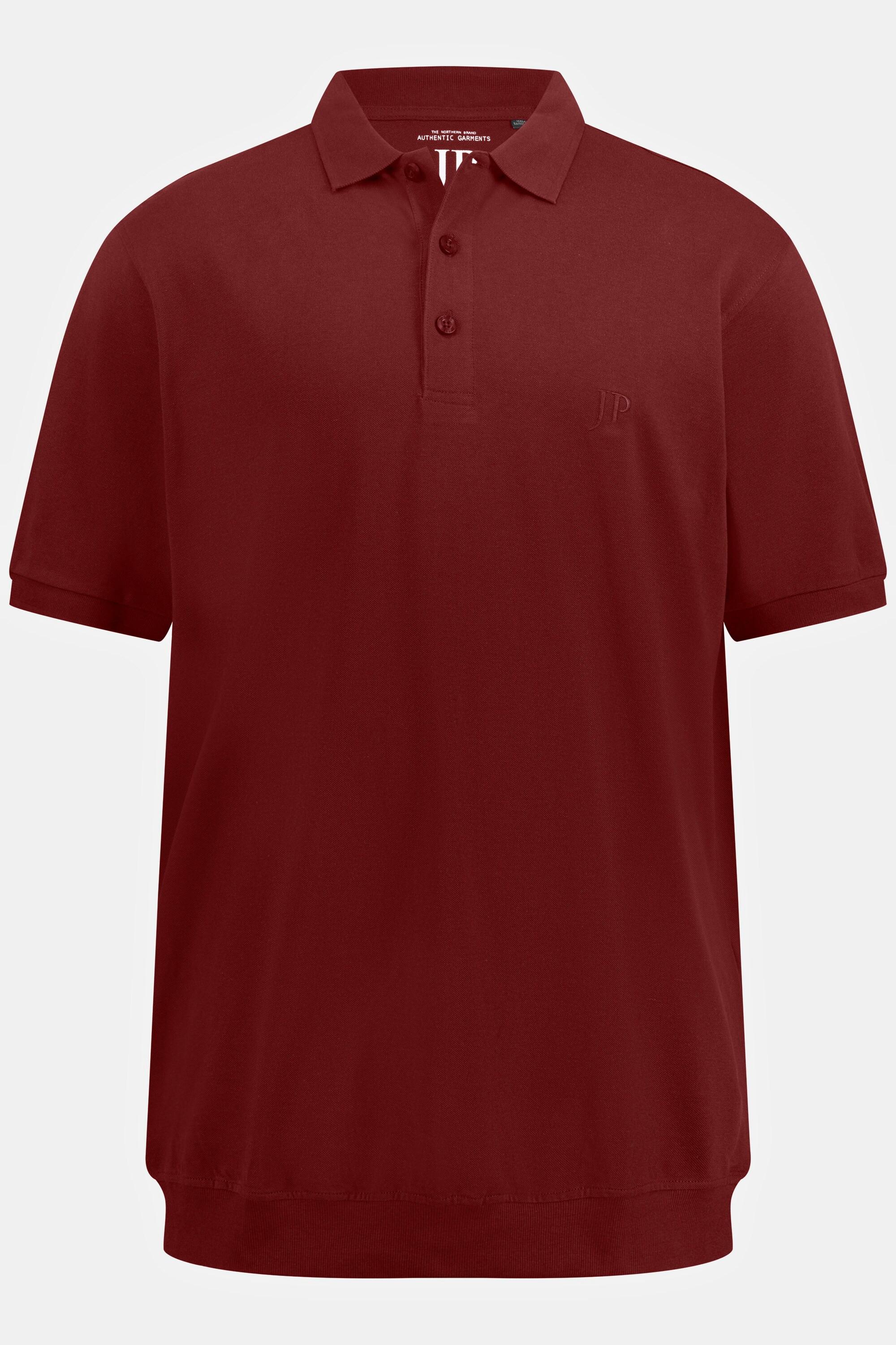 JP1880  Poloshirt, Basic, Bauchfit, Halbarm, Piqué 