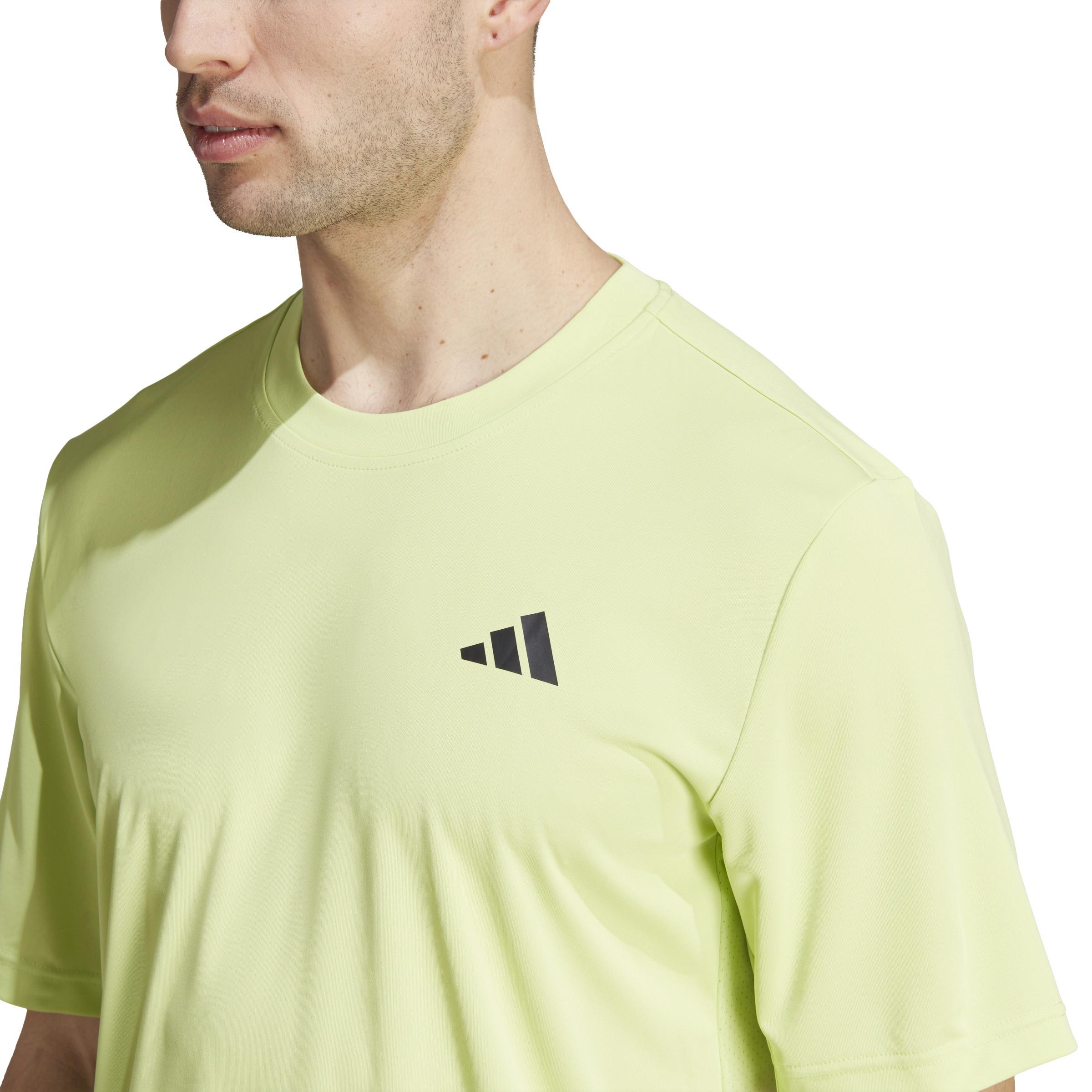 adidas  T-Shirt Tennis Club 3 Bandes citron vert 