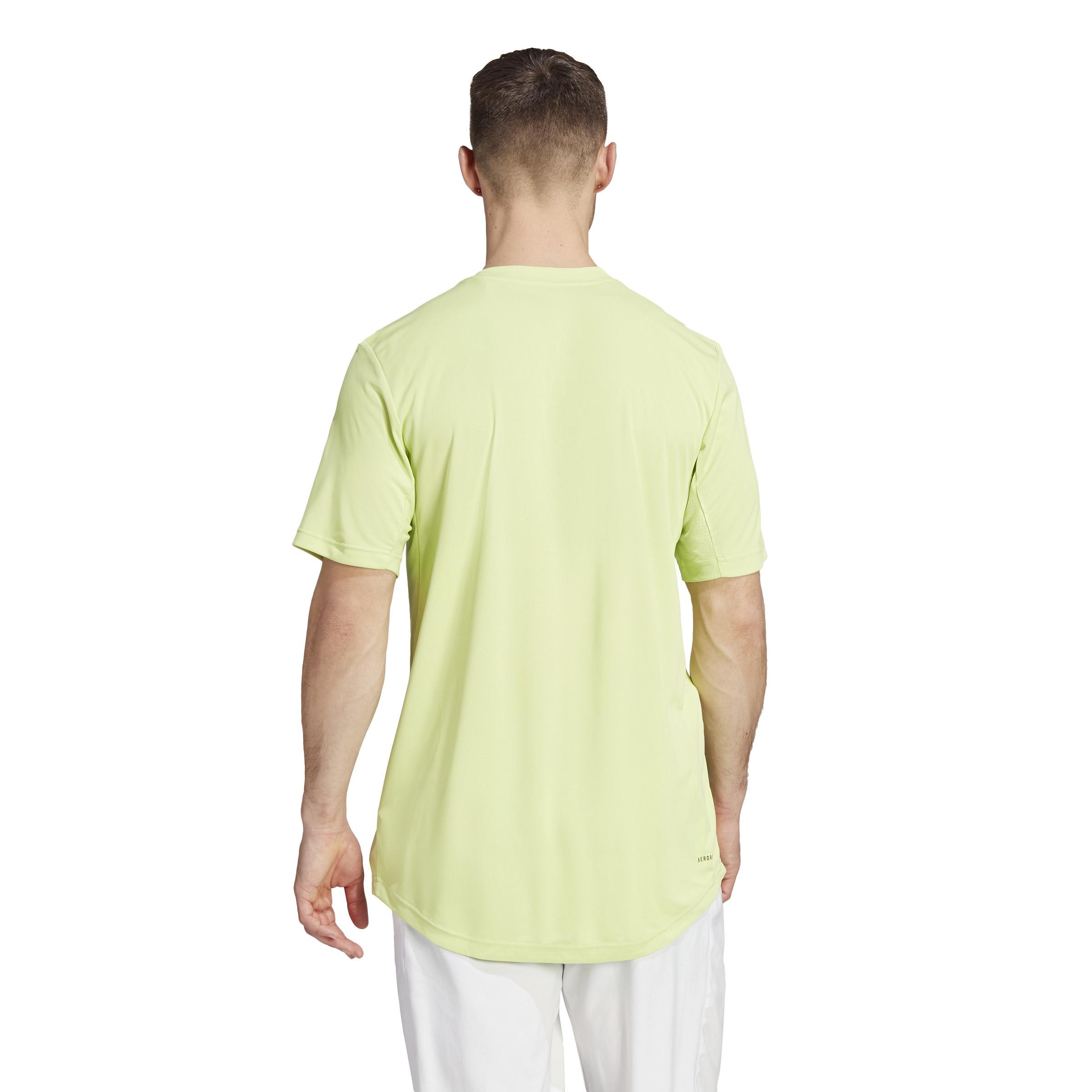 adidas  Club 3-Streifen Tennis T-Shirt Lime 