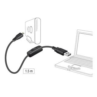 DeLock  84803 cavo USB 1,5 m USB 2.0 USB A Micro-USB B Nero 