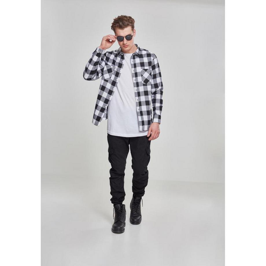 URBAN CLASSICS Basic Fane Kariertes Hemd  