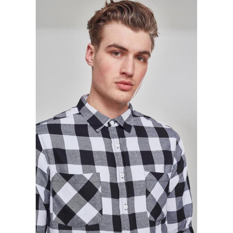 URBAN CLASSICS Basic Fane Kariertes Hemd  