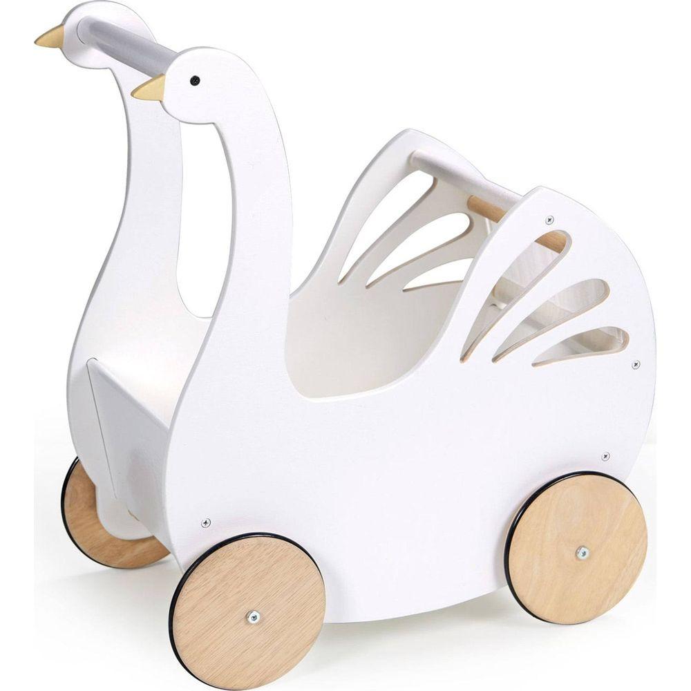 Tender Leaf Toys  Kleinkind Puppenwagen Schwan 