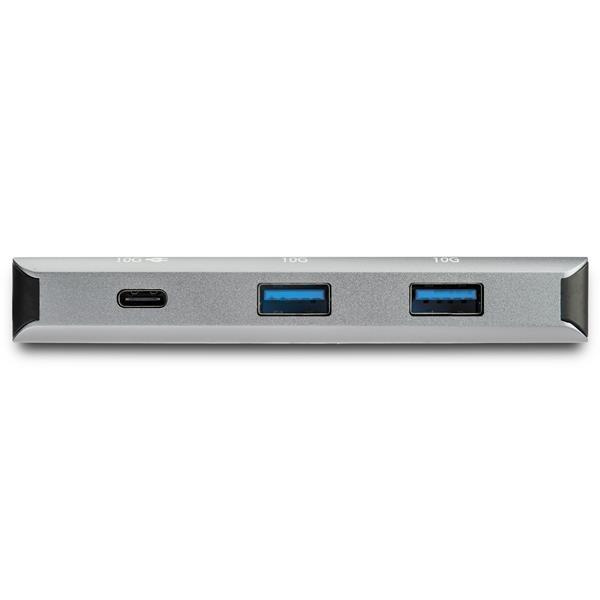 STARTECH  Hub USB-C a 4 porte con Power Delivery- 10 Gbps - 3 USB-A e 1 USB-C 