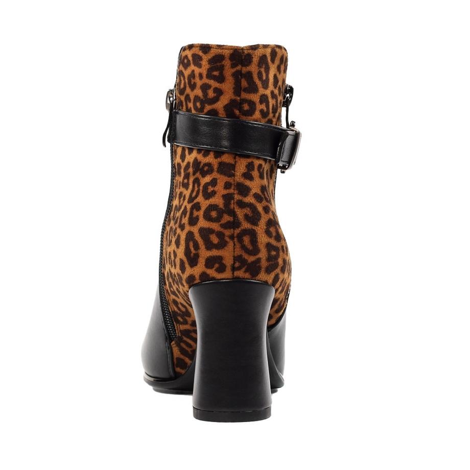Lunar Shaw Stivaletti con Stampa Leopardo  