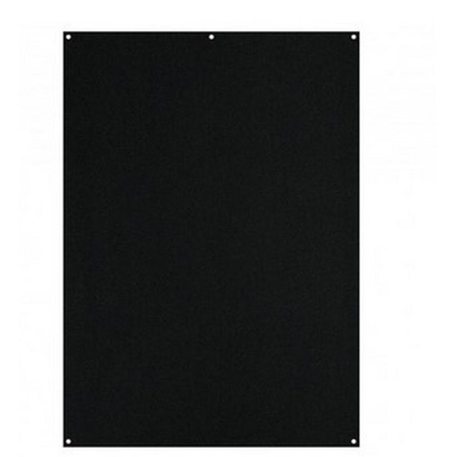 WESTCOTT  Westcott Schwarzer Hintergrund 1.5 x 2.1 m Toile de fonds pour photo Nylon Monochromatique Noir 