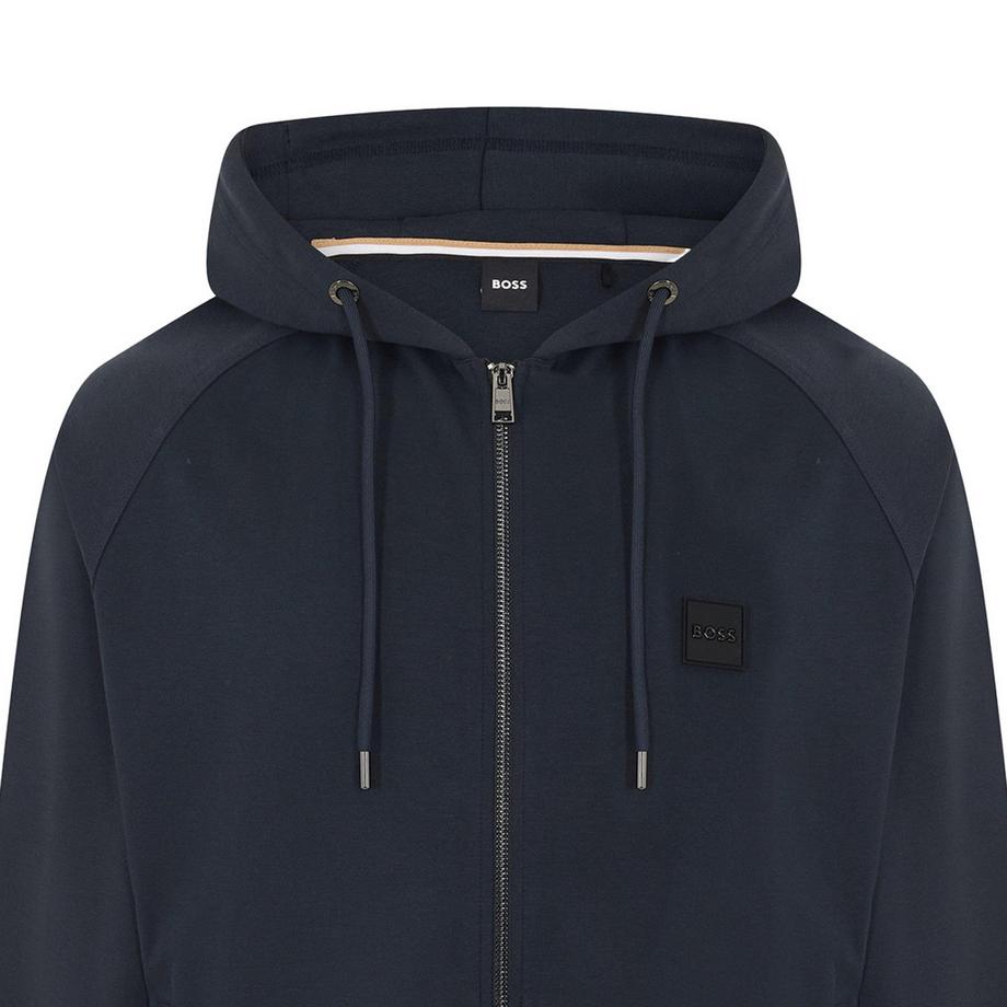 BOSS Full Zip Hoodie mit Raglanärmeln  
