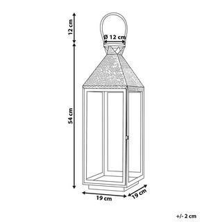 Beliani  Lanterne en Acier inox Moderne BALI 