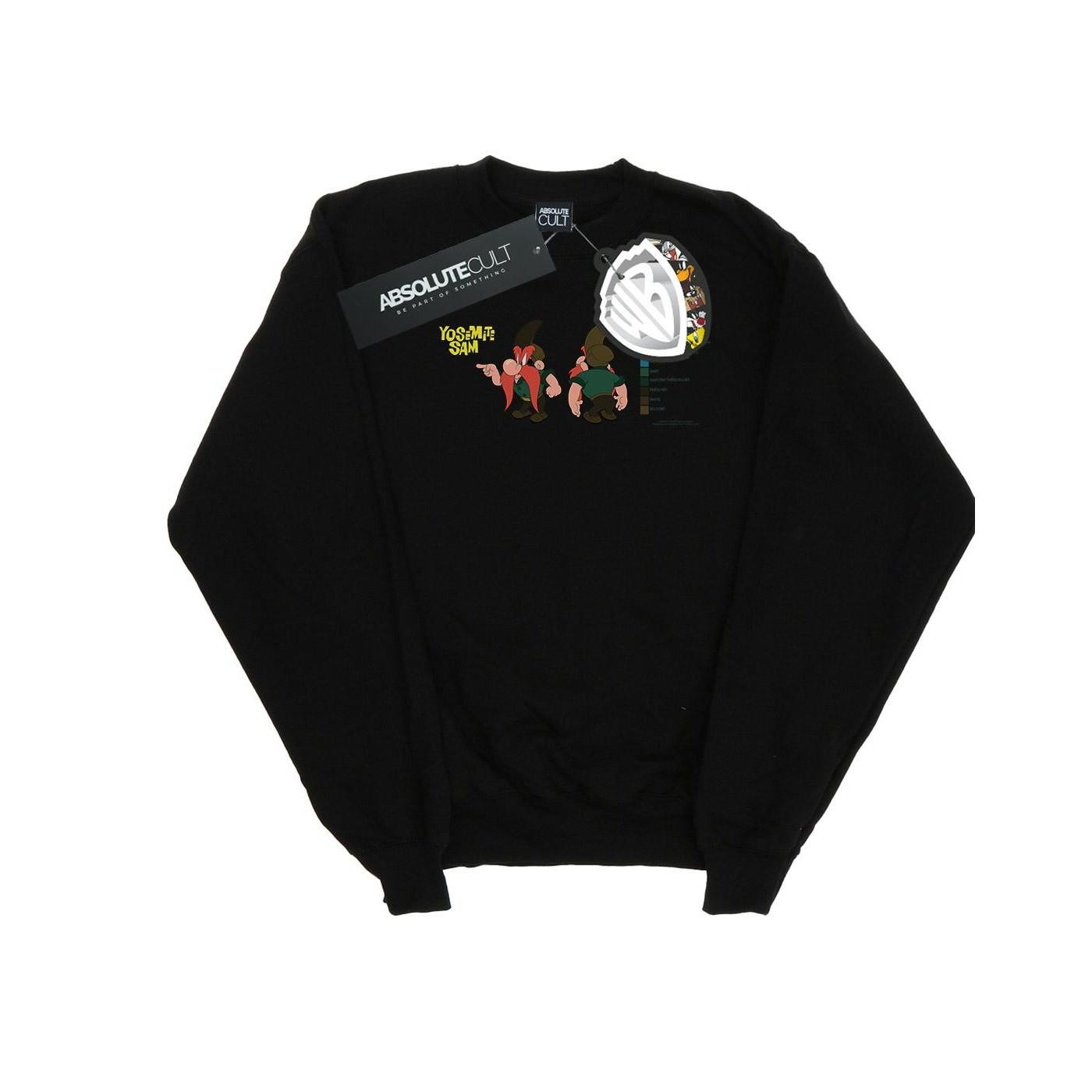 Image of Yosemite Sam Colour Code Sweatshirt Mädchen Schwarz 116