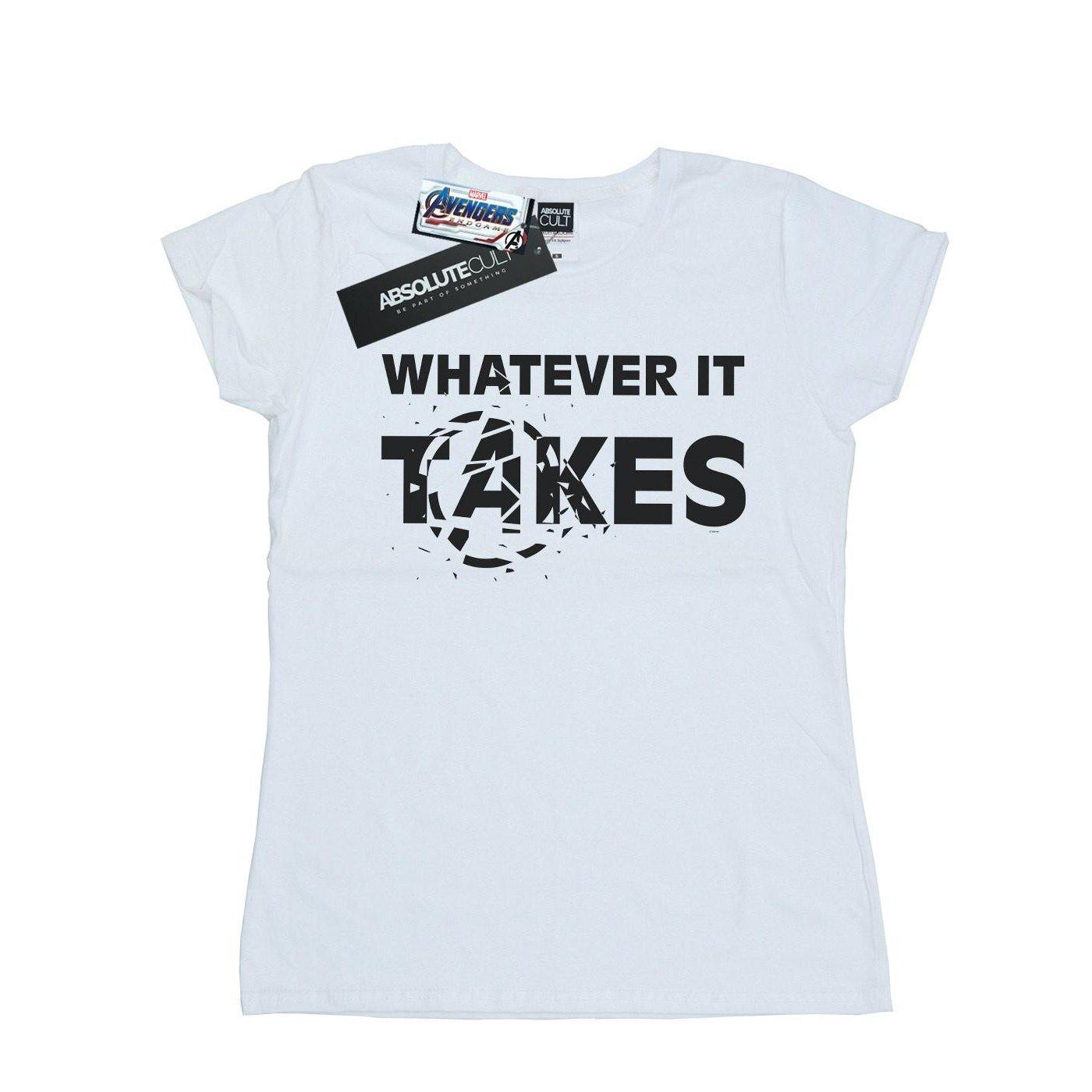 Image of Avengers Endgame Whatever It Takes Tshirt Damen Weiss XXL