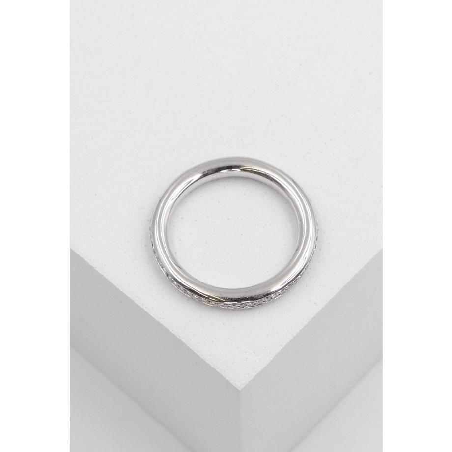 MUAU Schmuck  Bague Mémoire Diamant 0.30ct. or blanc 750 
