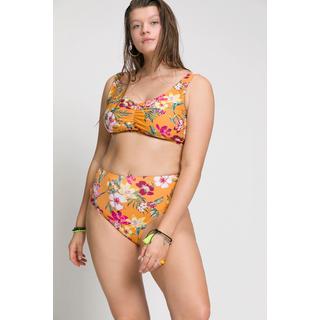 Studio Untold  Culotte de bikini, taille haute, imprimé tropical 