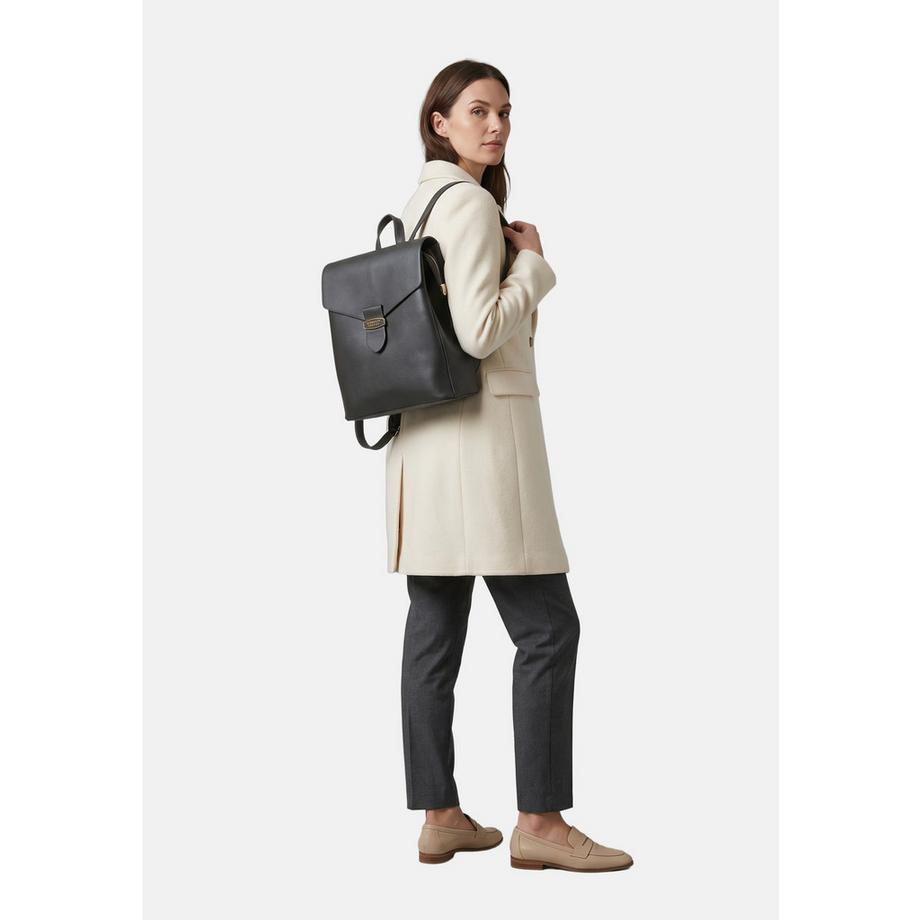 GianMarco Venturi Rucksack mit Klappverschluss  