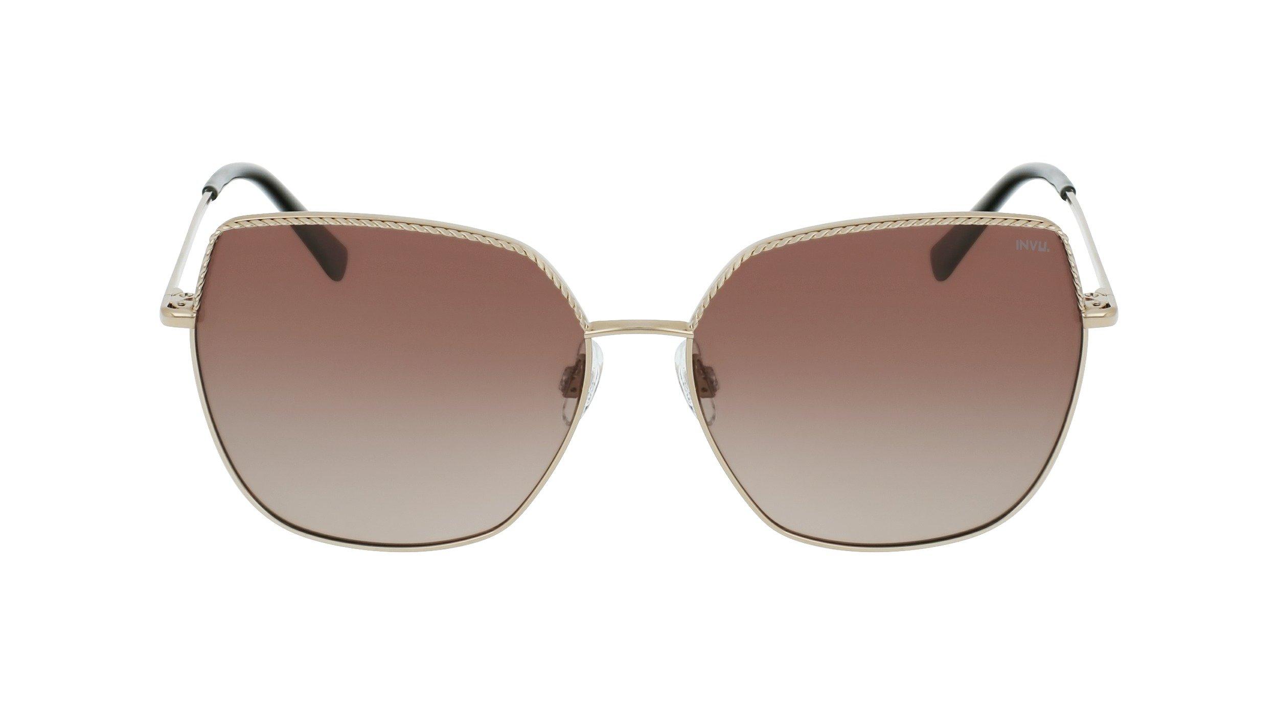 Image of Polarisierte Sonnenbrille Mit Etui Damen Roségold ONE SIZE
