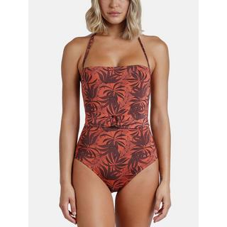 Admas  Vorgeformter einteiliger Bustier-Badeanzug Sunset Palm 