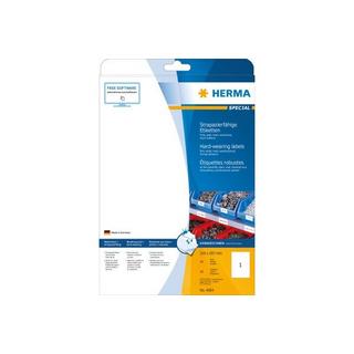 HERMA HERMA Folienetiketten 210x297mm 4584 weiss,PP matt 10 Stk./10 Bl.  