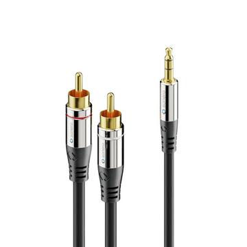 sonero 2x Cinch auf 3.5mm Audio Kabel 5m