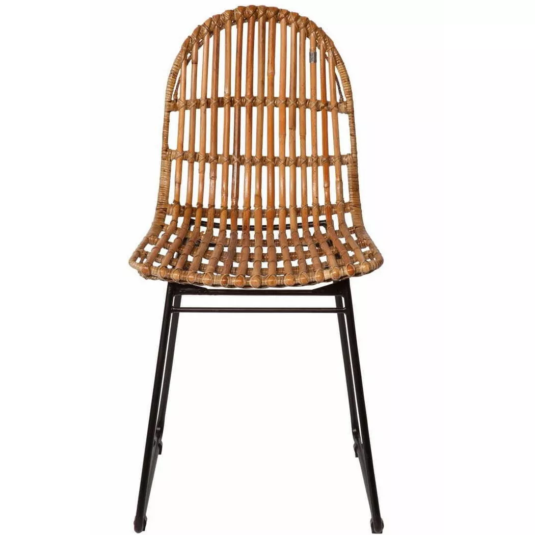 mutoni - Stuhl Paco natur (2er-Set), One Size, Braun