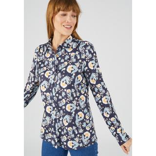 Damart  Warme Strickbluse mit Blumen oder geometrischen Mustern 