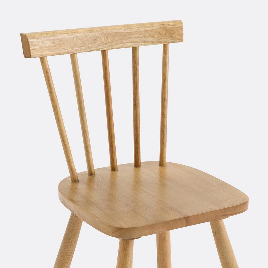 La Redoute Intérieurs Juniorstuhl mit Gitterstäben aus massivem Gummibaumholz  