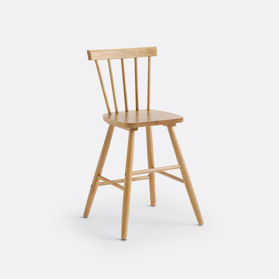 La Redoute Intérieurs Juniorstuhl mit Gitterstäben aus massivem Gummibaumholz  