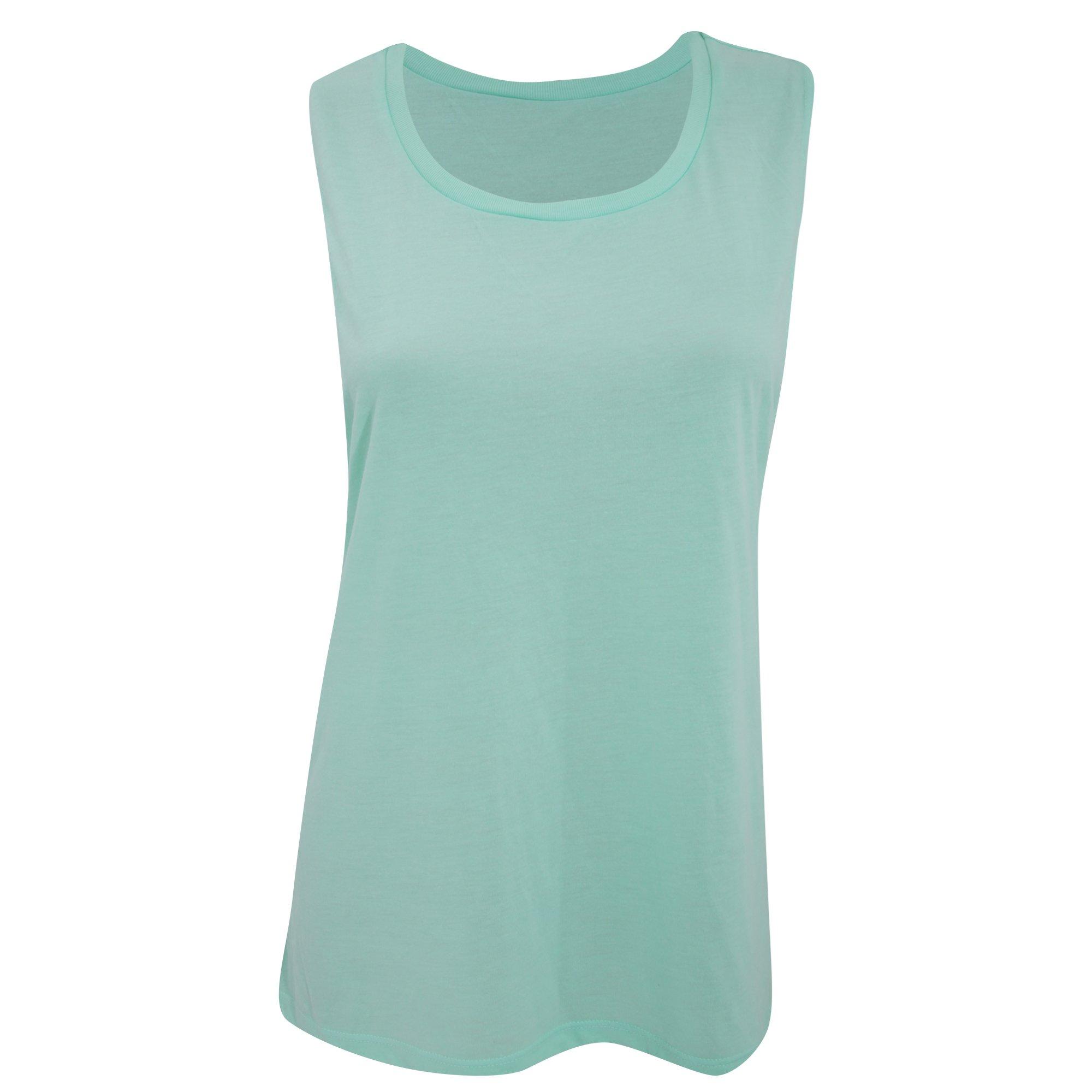 Image of Bella Top Mit Rundhalsausschnitt, Ärmellos Unisex Mint XL