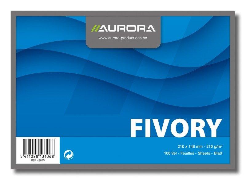 Aurora AURORA Karteikarten blanko A5 42810 weiss 100 Stück  
