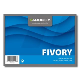 Aurora AURORA Karteikarten blanko A5 42810 weiss 100 Stück  