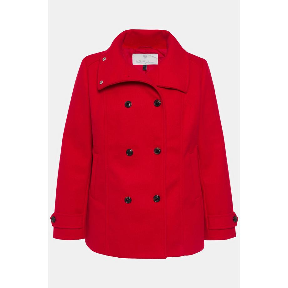 Ulla Popken Veste Droite Col Montant  