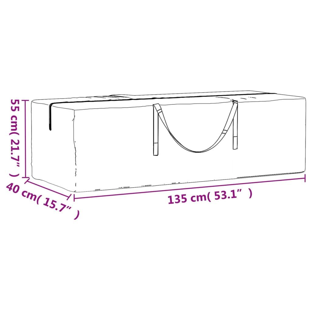 VidaXL Sac de rangement pour arbre de noël polyéthylène  