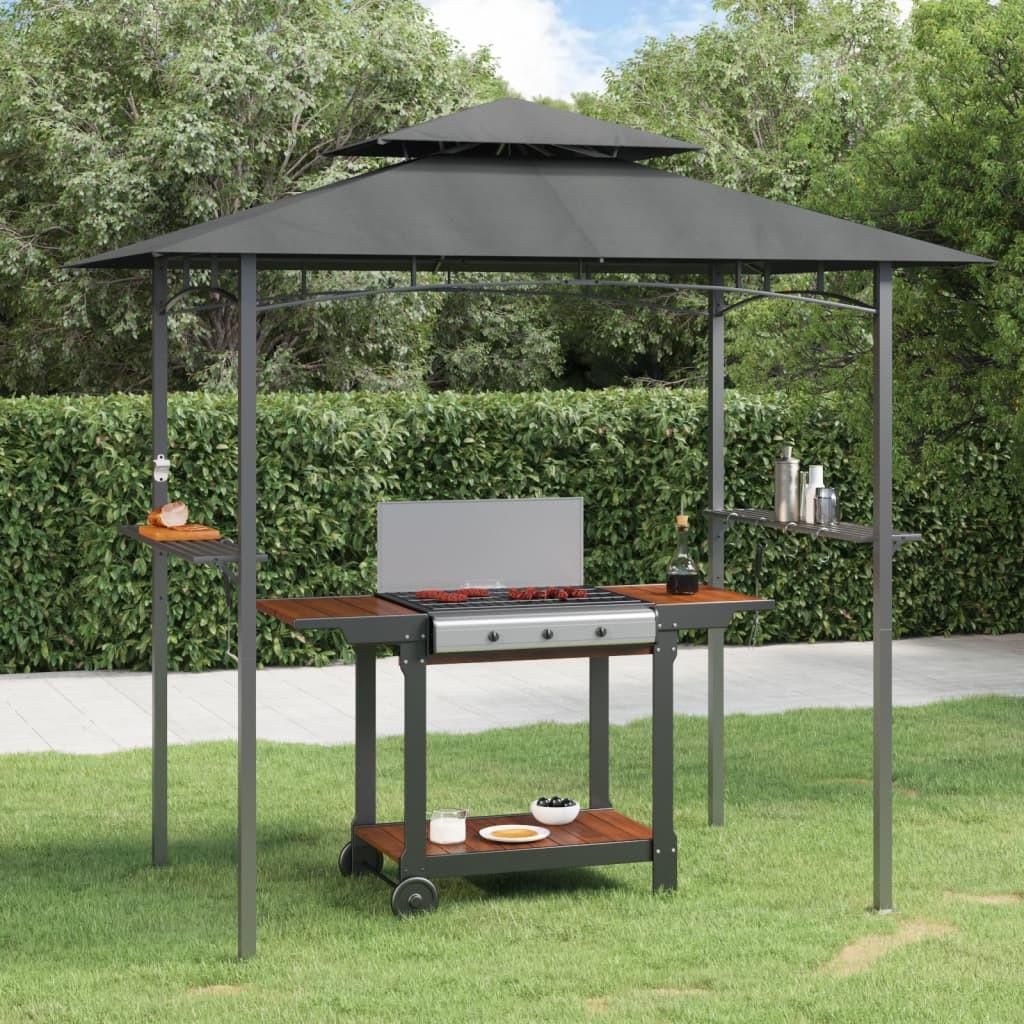 VidaXL Gazebo pour barbecue acier  