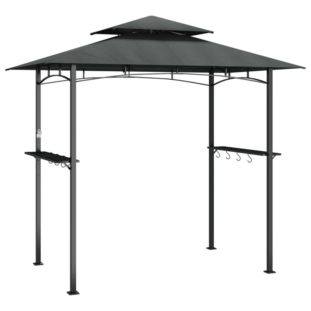 VidaXL gazebo per barbecue Acciaio  