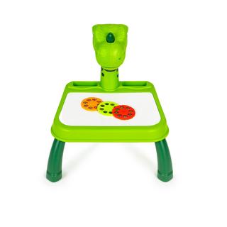 Pricenet  Dinosaurier-Zeichenbrettprojektor, 12 Marker, 24 Muster 