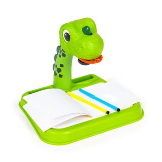 Pricenet  Dinosaurier-Zeichenbrettprojektor, 12 Marker, 24 Muster 