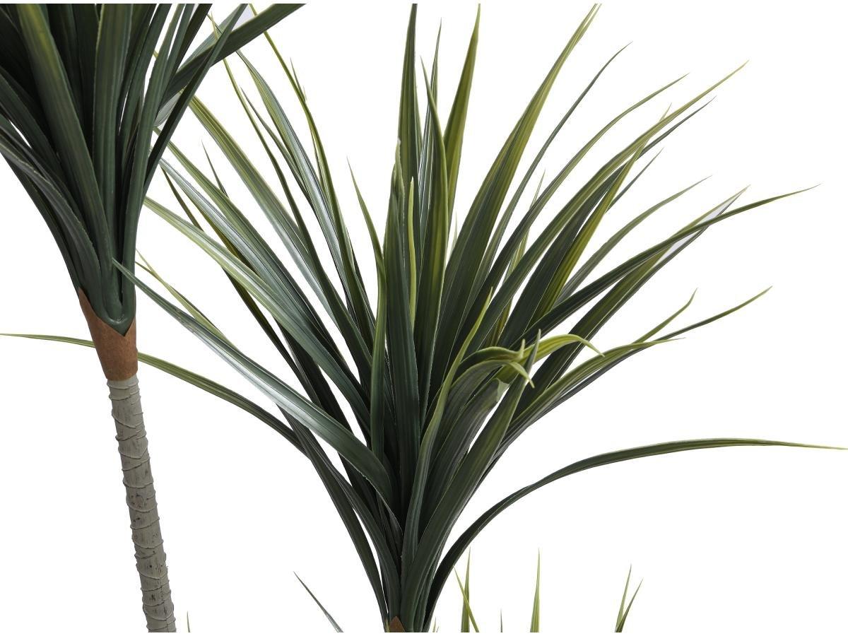 Vente-unique Kunstpflanze Yucca-Palme mit Topf - H. 150 cm - LYA  